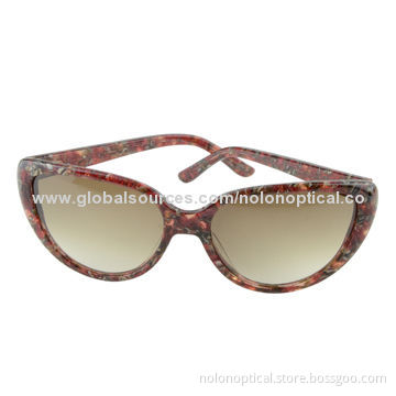 Black leopard cat eye Sunglasses